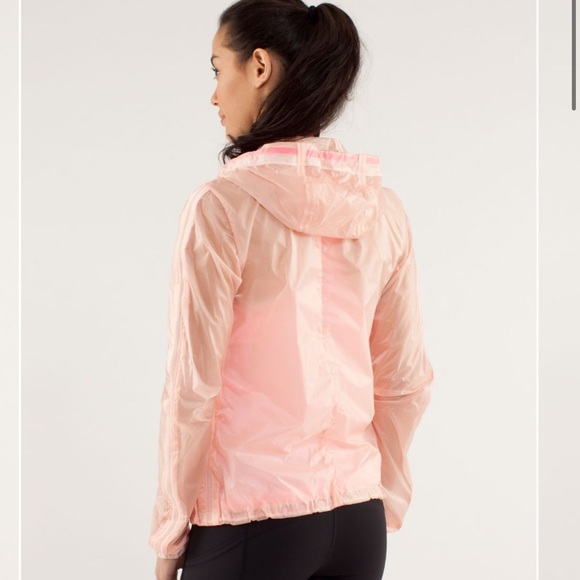 Lululemon Transparent-See Jacket in Parfait Pink - Picture 6 of 9